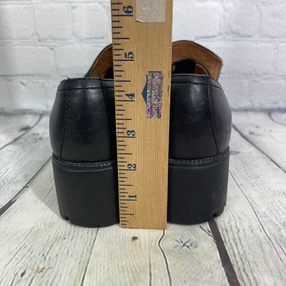 Double H Boots Women Size 10 Leather Chunky Slip ON Oil Resistant Round Toe Y2K - Picture 15 of 16